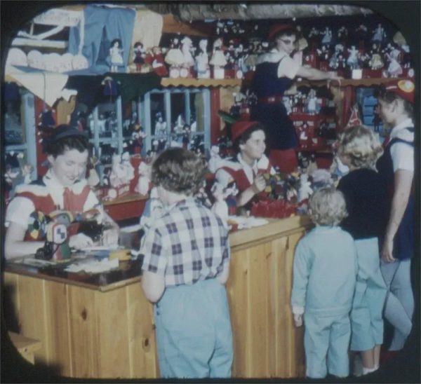 Santa s Workshop - View-Master 3 Reel Packet - 1960s views - vintage - ECO-A660-S6 Online now