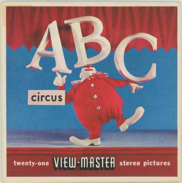 ABC Circus - View-Master - 3 Reel Packet - Vintage  - (B411-S5) For Sale