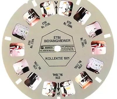 ETBI Behangviewer - View-Master Commercial Reel - Wallpaper in 3D - 1971 - vintage - #1 on Sale