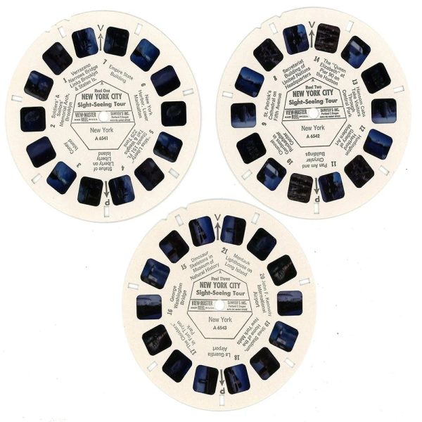 New York City Sightseeing Tour - View-Master 3 Reel Packet - 1960s Views - Vintage - (PKT-A654-S6A) Hot on Sale