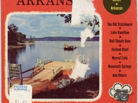 Arkansas - View-Master 3 Reel Packet - 1950s Views - Vintage - (BARG-AR-S3) For Sale