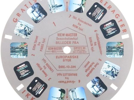 DRE-10-DN - Billeder Fra Europaeiske Byer - View-Master Demonstration Reel - vintage - For Discount