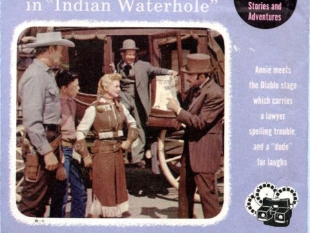 Annie Oakley - Indian Waterhole - View-Master 3 Reel Packet - 1950s - Vintage - (ECO-B470-S4) For Cheap