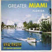 Miami (Greater) - View-Master  3 Reel Packet - 1960s views - vintage - (ECO-A963-S5) Fashion