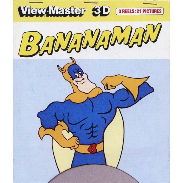 Bananaman - View-Master 3 Reel Set on Card - vintage - (D239) For Cheap