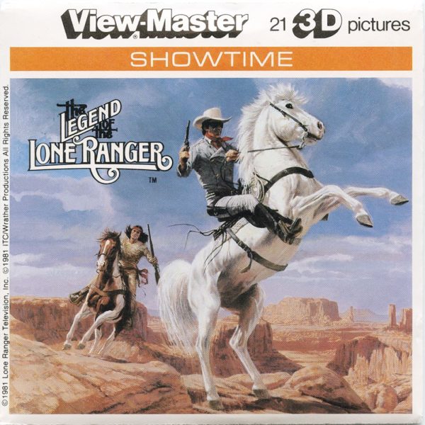 The Legend of The Lone Ranger - View-Master 3 Reel Packet - 1981 - vintage - L26-V2 Fashion