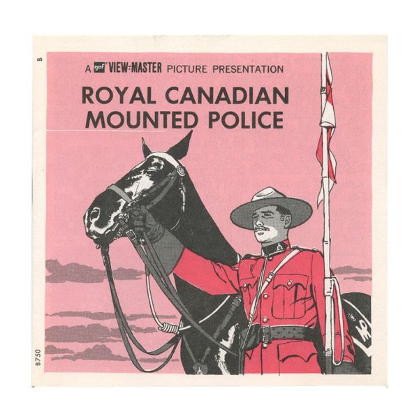 Royal Canadian Mounted Police - View-Master 3 Reel Packet - 1960s views - vintage - B750-G2B Online now