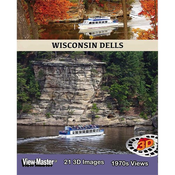 Wisconsin Dells - 1970 s View-Master 3 Reel Set  - vintage Online