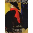 Henri de Toulouse-Lautrec- Ambassadeurs: Aristide Bruant - 3D Lenticular Postcard Greeting Card Online Sale