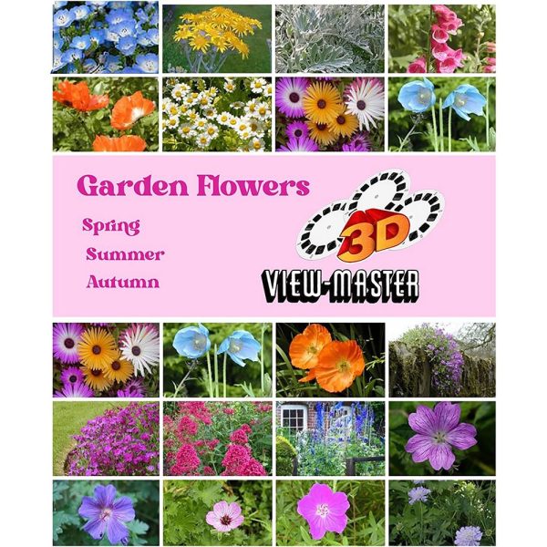 Garden Flowers, Spring, Summer, Autumn - View-Master 3 Reel Set  - (WKT-GFL) on Sale