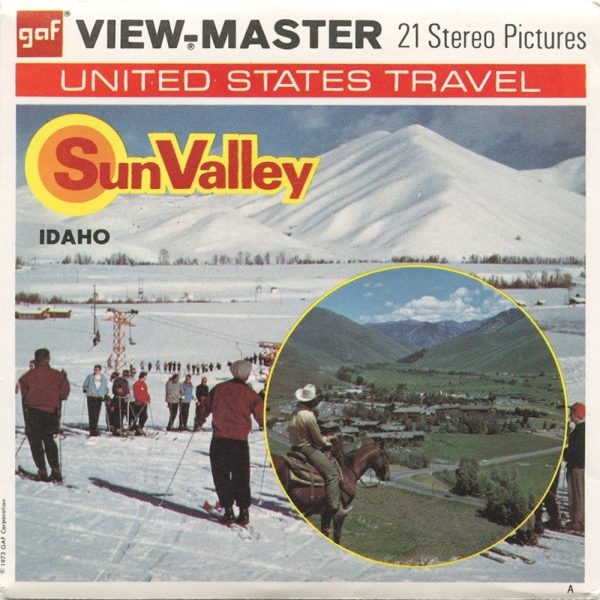 Sun Valley - Idaho - View-Master 3 Reel Packet - 1973 - vintage - A286-G3A Supply