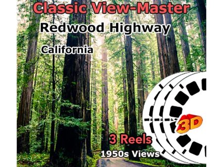 Redwood Highway, California - Vintage Classic View-Master - 1950s views Supply