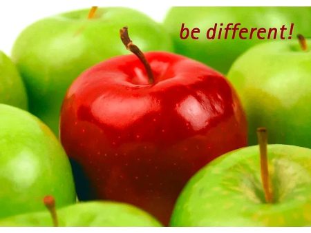 Be Different!  - 3D Lenticular Postcard Greeting Card- NEW Fashion