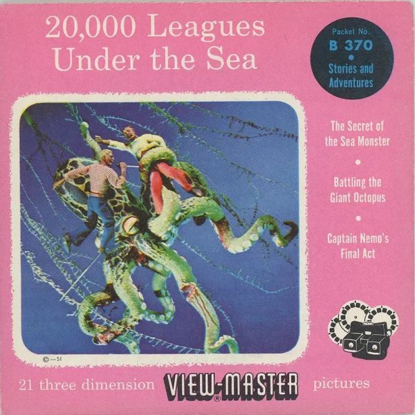 20,000 Legues Under the Sea - View-Master 3 Reel Packet - 1954 - vintage -  (B370-S4) Online