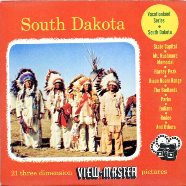 South Dakota - State -View Master  3 Reel Packet - 1950s views - vintage - (PKT-SD123-S3) Online Hot Sale