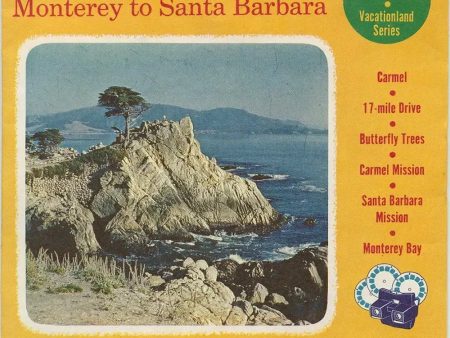 Pacific Coast - California - View-Master 3 Reel Packet - 1950s views - vintage - A186-S4 Discount