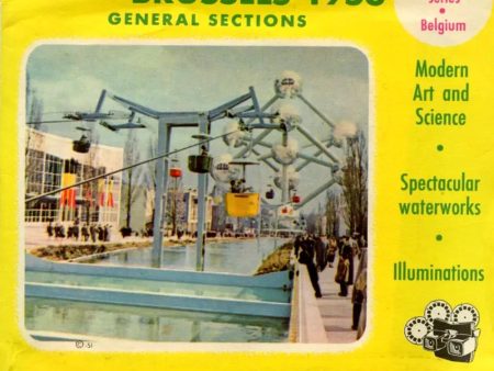 World s Fair Brussels 1958 - View-Master 3 Reel Packet - 1960s View - vintage - (PKT-WOR-FAIR-BS3) For Discount