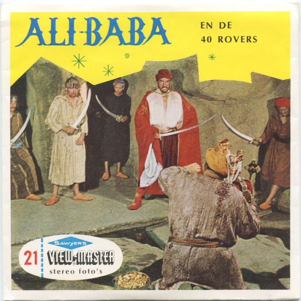 Ali-Baba En De 40 Rovers - View-Master 3 Reel Packet - 1959 - vintage - B436N-BS6 Hot on Sale