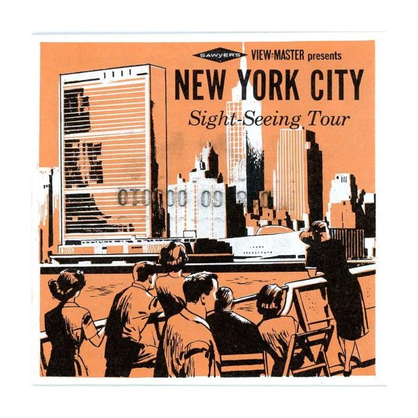 New York City Sightseeing Tour - View-Master 3 Reel Packet - 1960s Views - Vintage - (PKT-A654-S6A) Hot on Sale