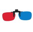 Red Cyan Blue - 3D Anaglyph Clip On Glasses - NEW Online now