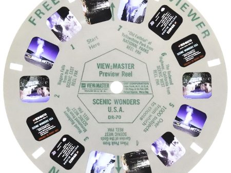 DR-70G - Scenic Wonders USA - View-Master Single Reel - vintage - (DR-70-G) Online Sale