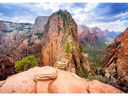 Zion Canyon and Angels Landing - 3D Lenticular Postcard Greeting Card - NEW on Sale