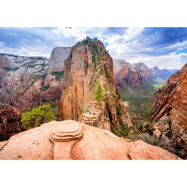 Zion Canyon and Angels Landing - 3D Lenticular Postcard Greeting Card - NEW on Sale