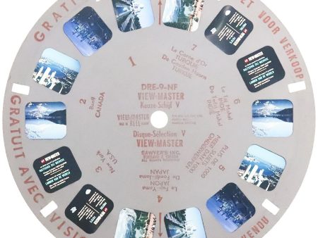 DRE-9-NF - Picture Tour of Nations of The World - View-Master Demonstration Reel - vintage For Cheap