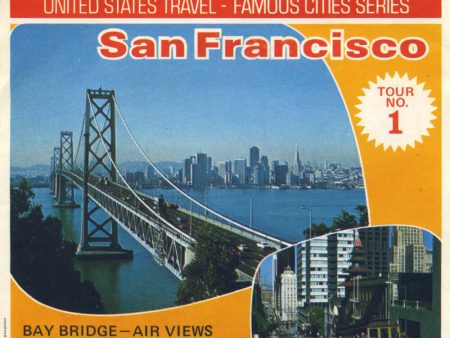 San Francisco California Tour No.1 - View-Master 3 Reel Packet - 1970s views - vintage - (PKT-A166-V1Bnk) Hot on Sale