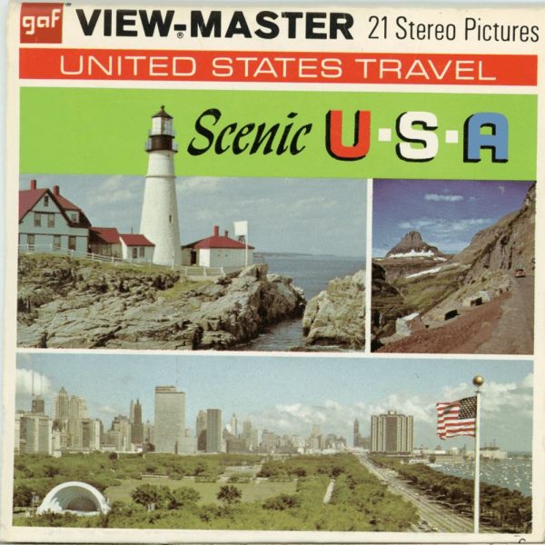 Scenic U.S.A - A996 - View-Master 3 Reel Packet - 1970s views - vintage - (ECO-A996-G3) Sale