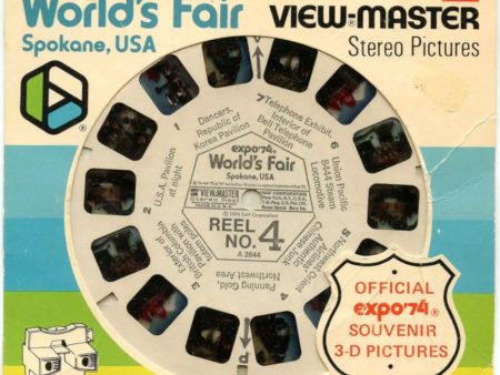 Expo World s Fair  - View-Master ON LOCATION Single Reel - vintage - (REL-OL-A2844) Online