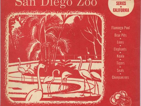 San Diego Zoo - View-Master 3 Reel Packet - 1955 - vintage - S3D Cheap