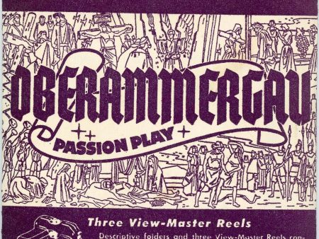 Oberammergau Passion Play - View-Master - Vintage -  3 Reel Packet - 1950s views - (ECO-OBPAPL-S1) Online