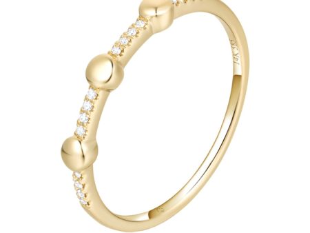 Luvente 14K gold fashion ring R04884 For Sale