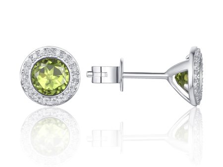 Luvente PERIDOT 14K GOLD EARRINGS E01483-PDT Online Hot Sale