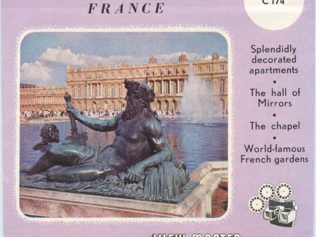 Palace of Versailles - View-Master 3 Reel Packet - 1950s - vintage - C174-BS4 Online Hot Sale