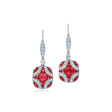 KWIAT Argyle Collection Ruby and Diamond Earrings E-28441R-0-DIARUB-18KW Online