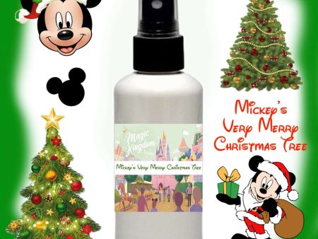 Mickey s Very Merry Christmas Tree Fragrance Spray Bottle Disney Fragrance Spray Discount