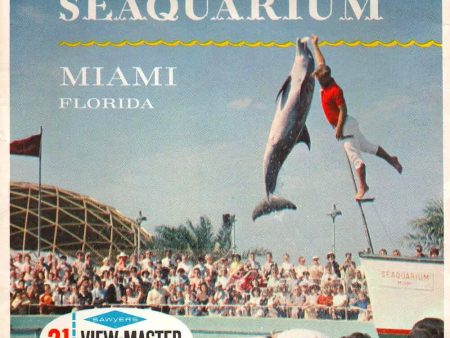 Seaquarium - Miami, Florida - View-Master 3 Reel Packet - 1960s views - vintage - (PKT-A966-S6A) on Sale