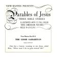 Parables of Jesus - Vintage Classic View-Master(R) 3 Reel Packet - 1960s For Cheap