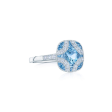 KWIAT Argyle Collection Aquamarine and Diamond Ring R-28115-0-AQUDIA-18KW Online Sale