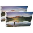 FLY FISHERMAN - Two (2) Notebooks with 3D Lenticular Covers - Unlined Pages - NEW on Sale