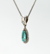 0.75ct Paraiba Tourmaline Custom Pendant Hot on Sale