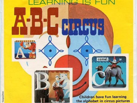 A-B-C- Circus -  View-Master - 3 Reel Packet Learning  (PKT-B411-G3mint) Factory Sealed Cheap