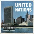 United Nations - View-Master - Vintage - 3 Reel Packet - 1950s views (PKT-A651) Hot on Sale