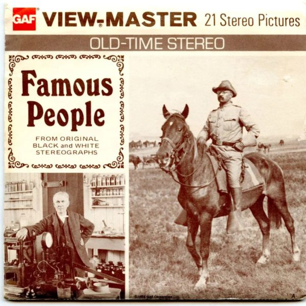 Famous People - View-Master - Vintage 3 Reel Packet - 1970s views - B793-G5 Cheap