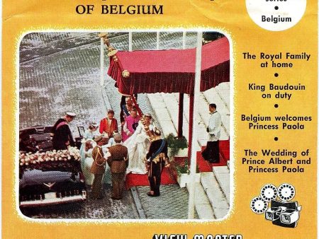 Royal Family of Belgium - View-Master - 3 Reel Packet - 1950s views - vintage - (PKT-ROYAL-BS3) Sale