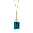 Doves London Blue Topaz and Diamond Pendant P9354LBT-Y For Cheap