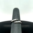 14k White Gold .53CTW Diamond Baguette Diamond Band For Discount