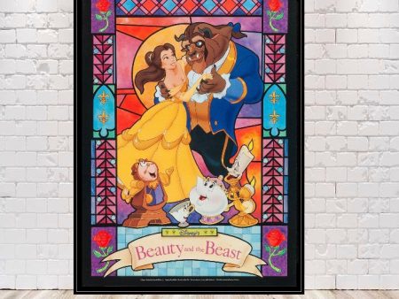 Beauty and the Beast Poster Wall e Disney Movie Poster Vintage Disney Attraction Poster Disneyland Posters Walt Disney World Poster Wall Art Nursery Fashion